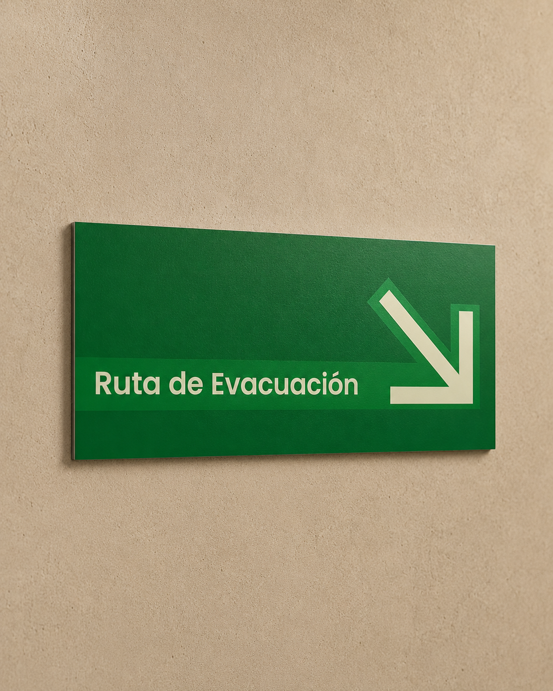 Ruta de Evacuación (baja derecha)