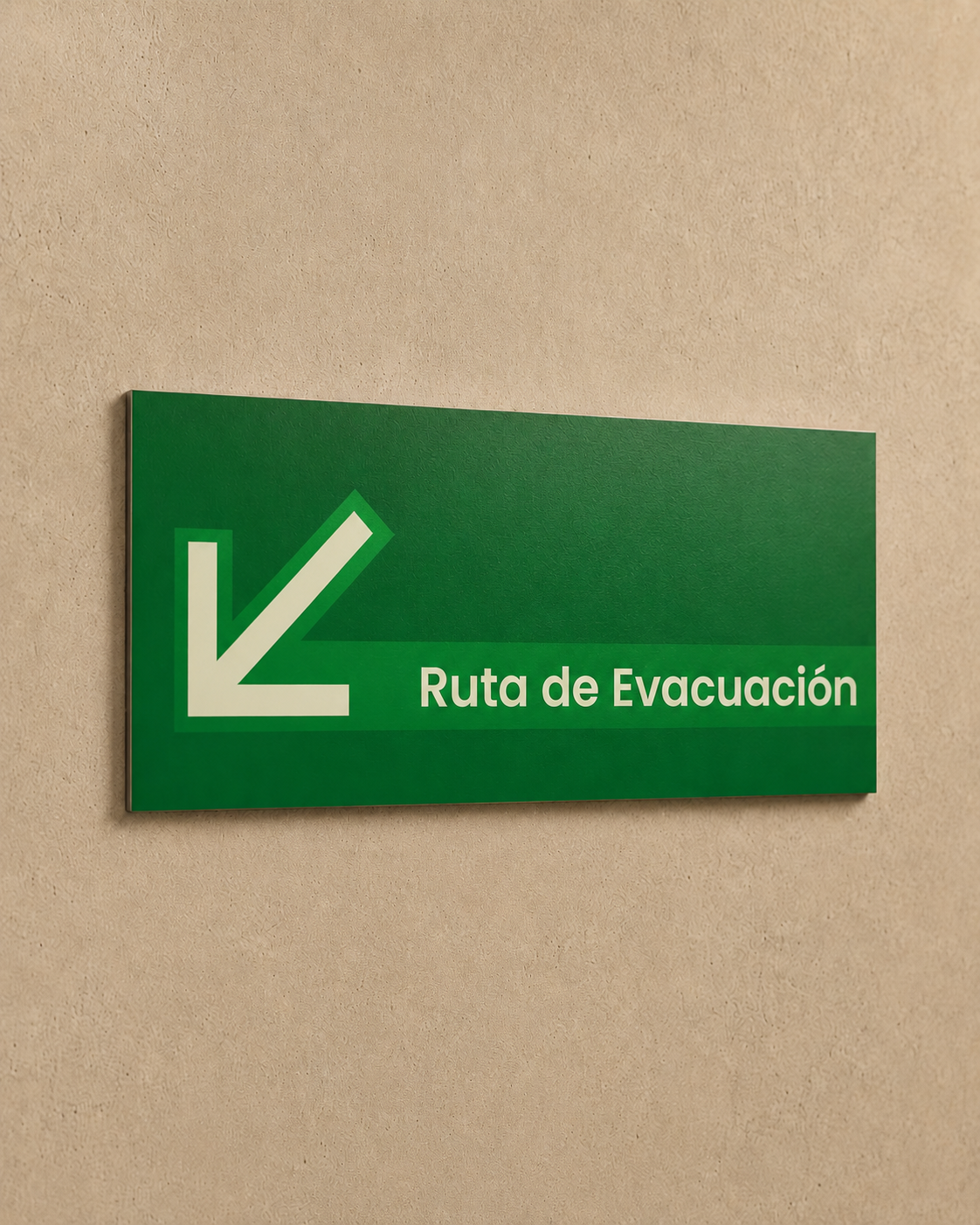 Ruta de Evacuación (baja izquierda)