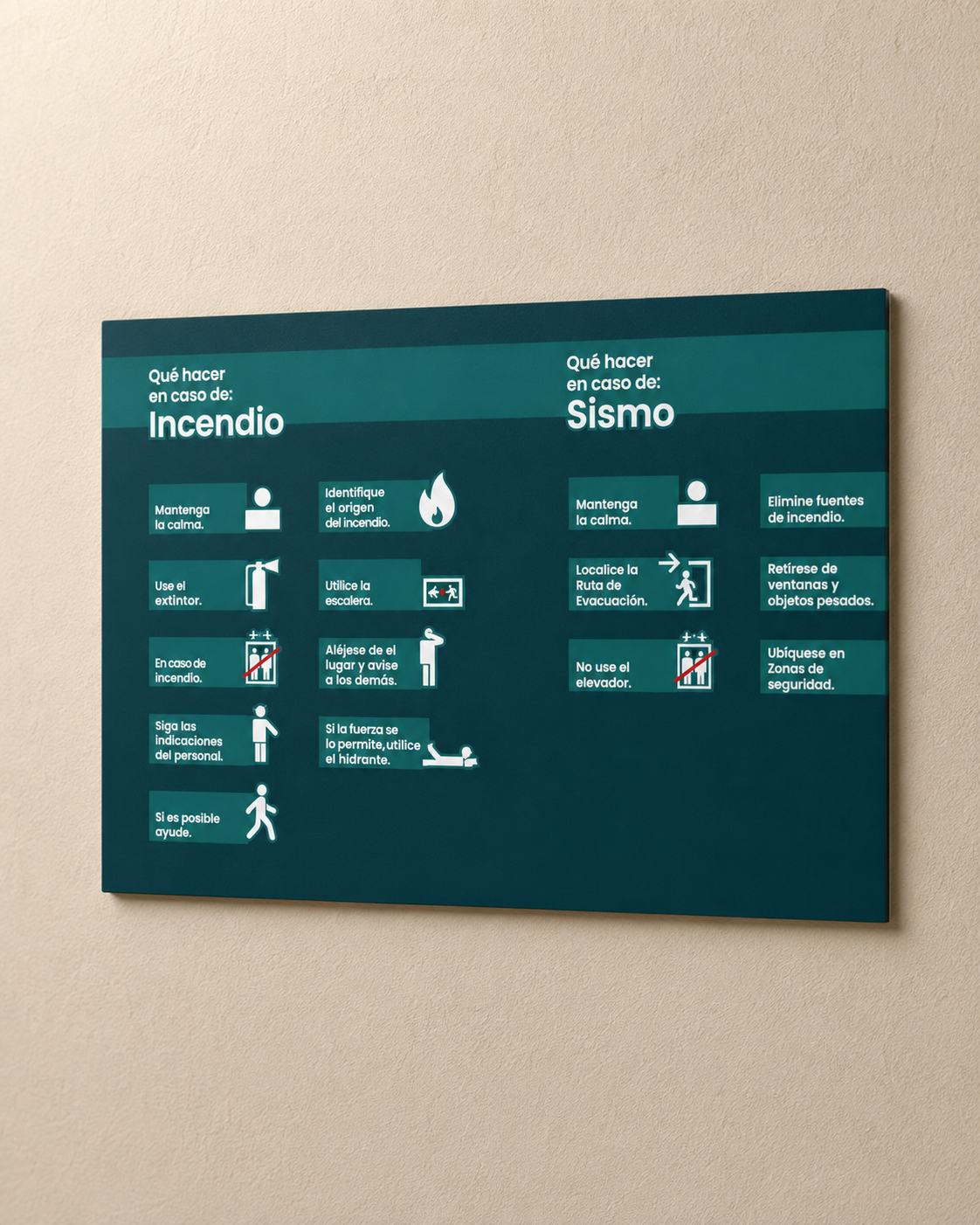En Caso de Sismo / Incendio
