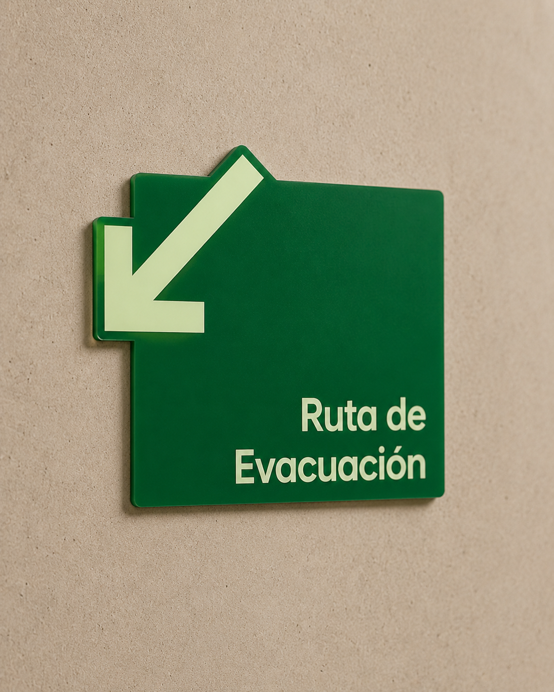 Ruta de Evacuación (baja izquierda)