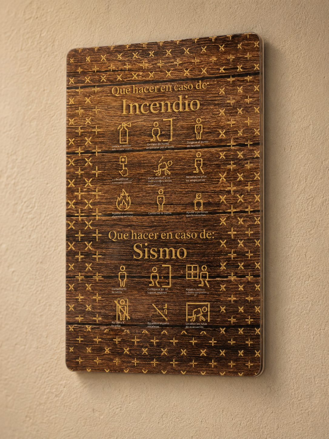 Caso de Incendio/Sismo