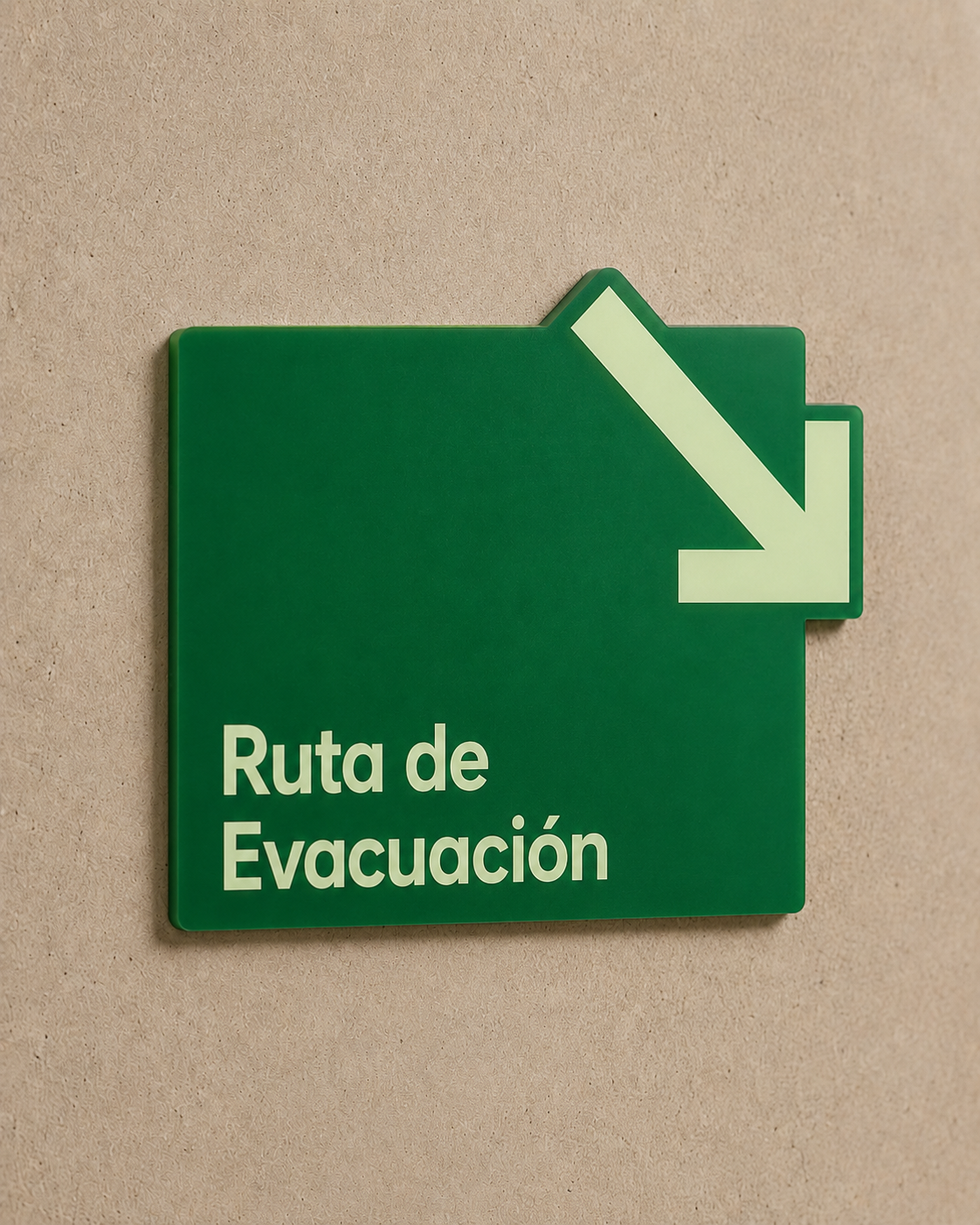 Ruta de Evacuación (baja derecha)