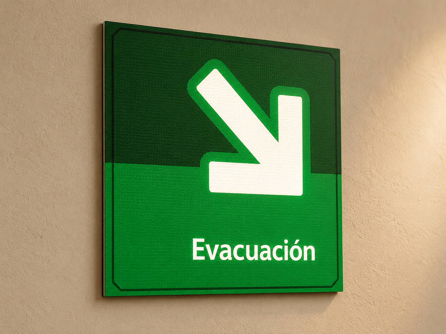 Ruta de Evacuación (baja derecha)