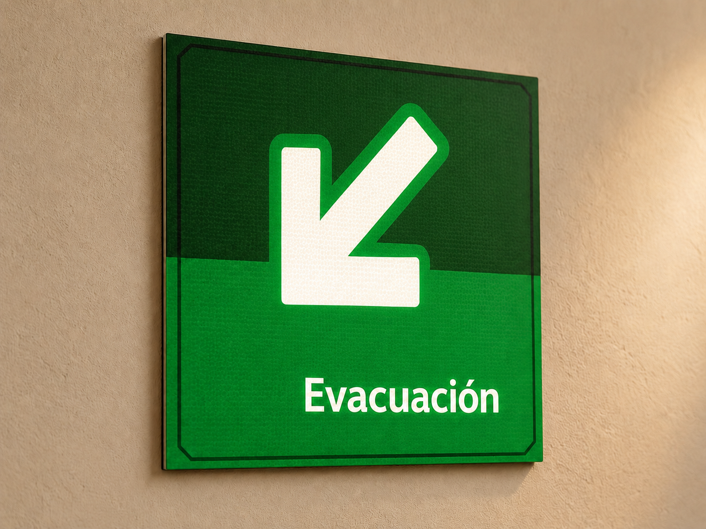 Ruta de Evacuación (baja izquierda)