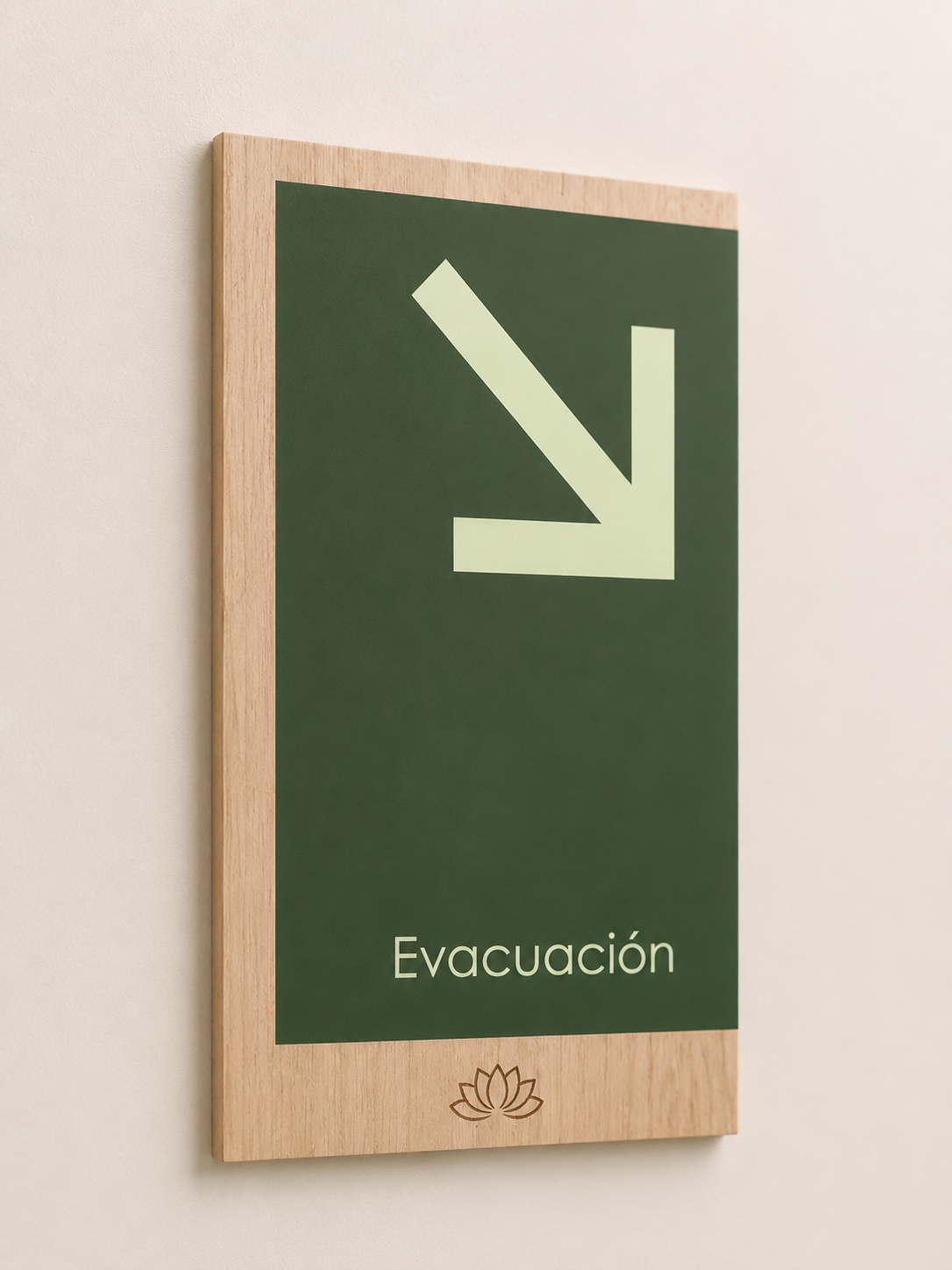 Ruta de Evacuación (baja derecha)