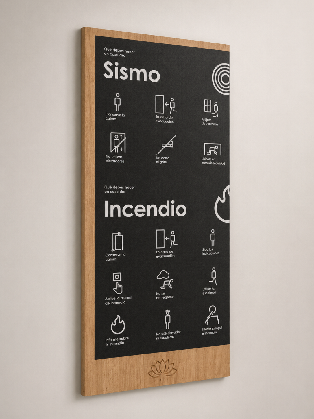 Caso de Incendio/Sismo