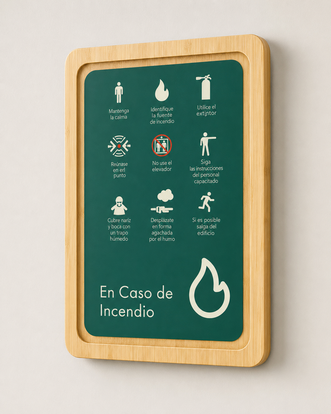 En Caso de Incendio