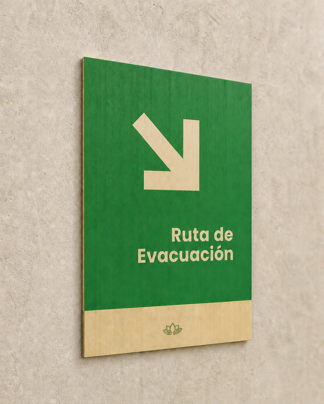Ruta de Evacuación (baja derecha)