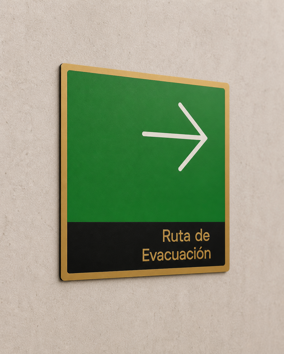 Ruta de Evacuación (derecha)